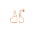 Uhani Resita Rose Gold