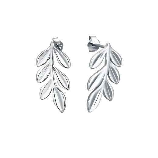 Uhani Floriana Silver