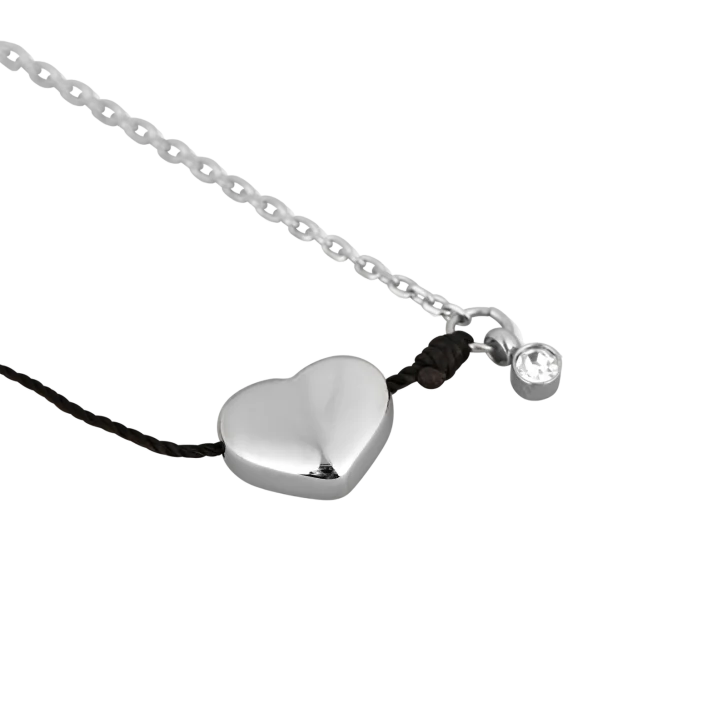 Zapestnica Shiny Heart Black