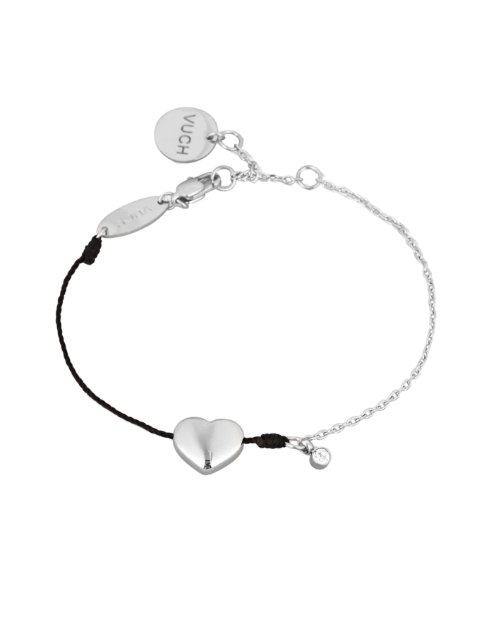 Zapestnica Shiny Heart Black