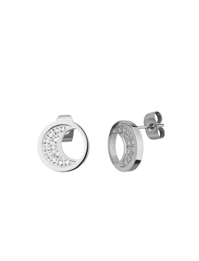 Uhani Moon Silver