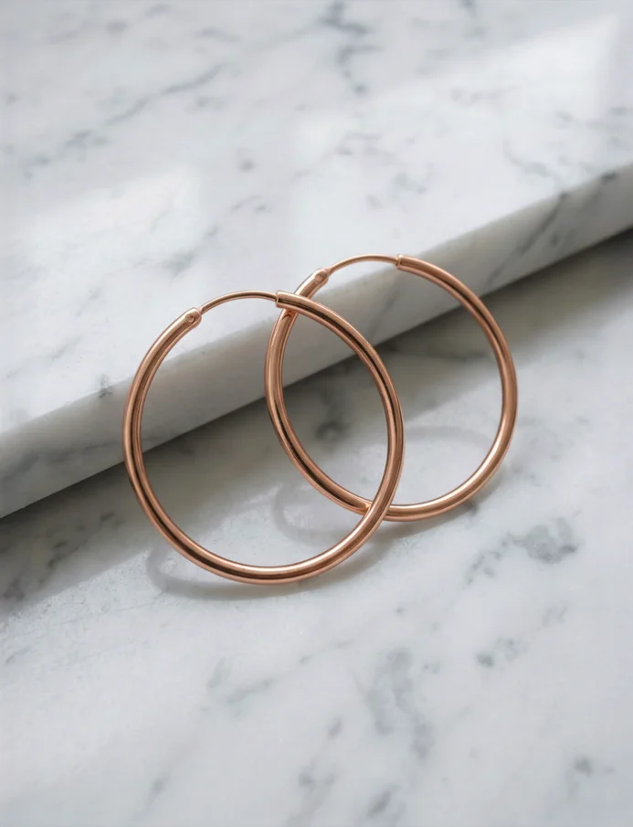 Uhani Yetta Rose Gold