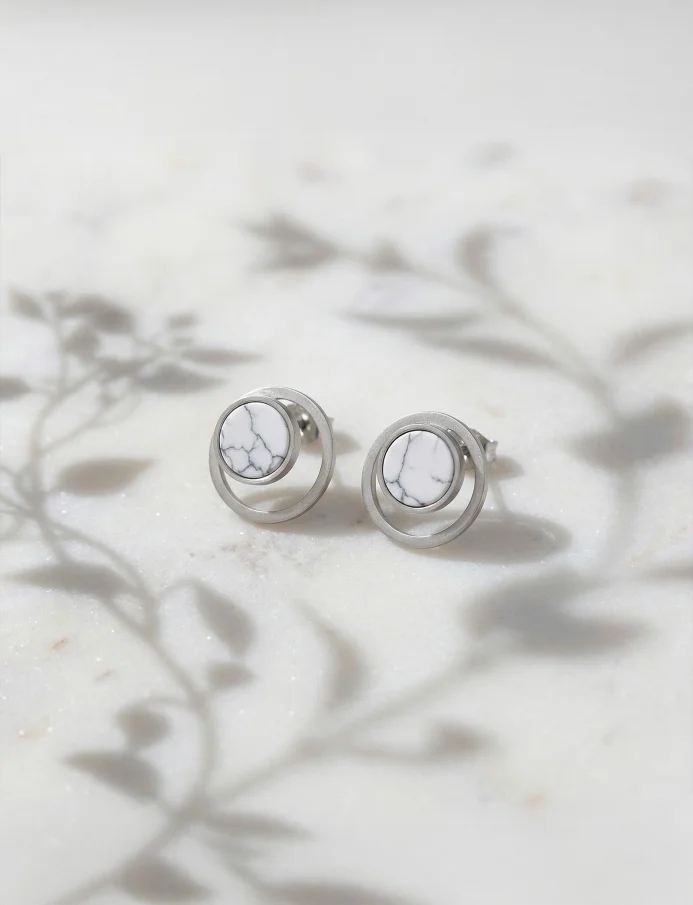 Uhani Hirea Silver