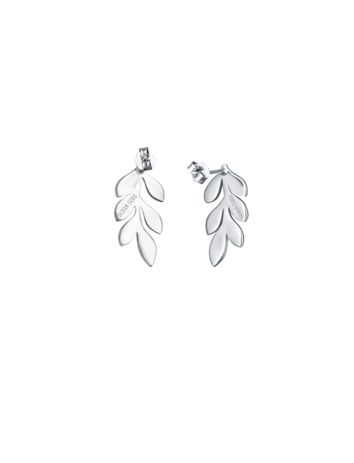 Uhani Floriana Silver