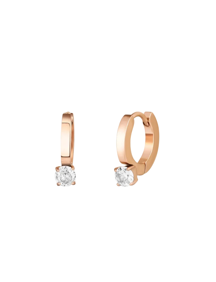 Uhani Manilla Rose Gold