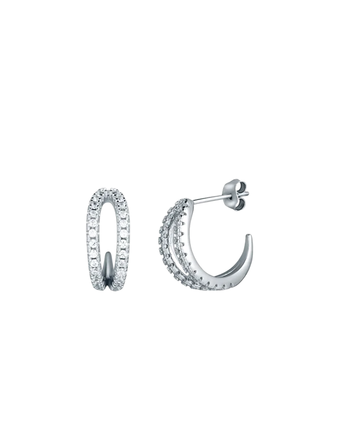 Uhani Amity Silver