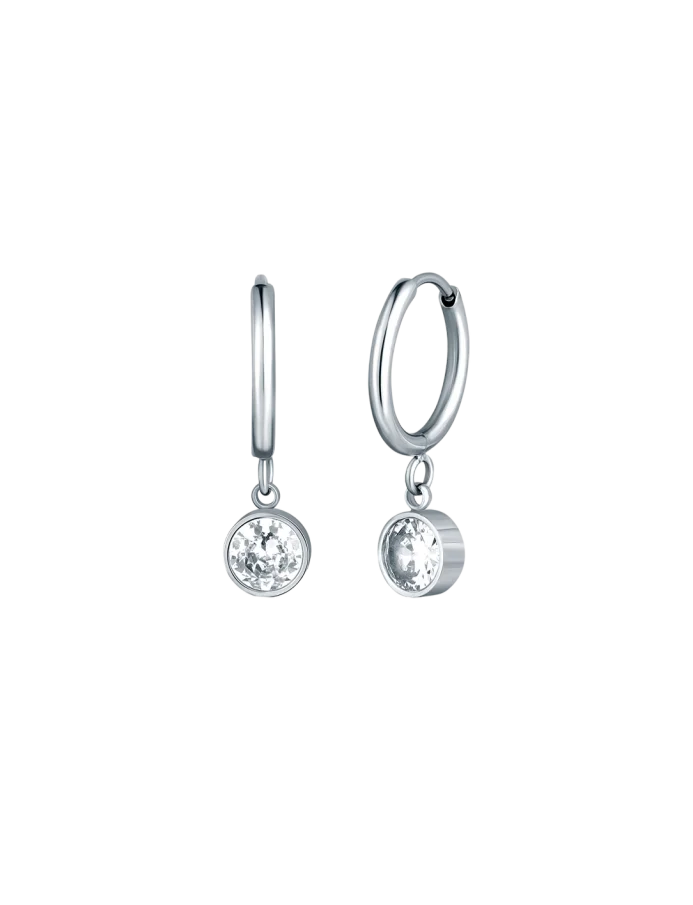 Uhani Vrigia Silver