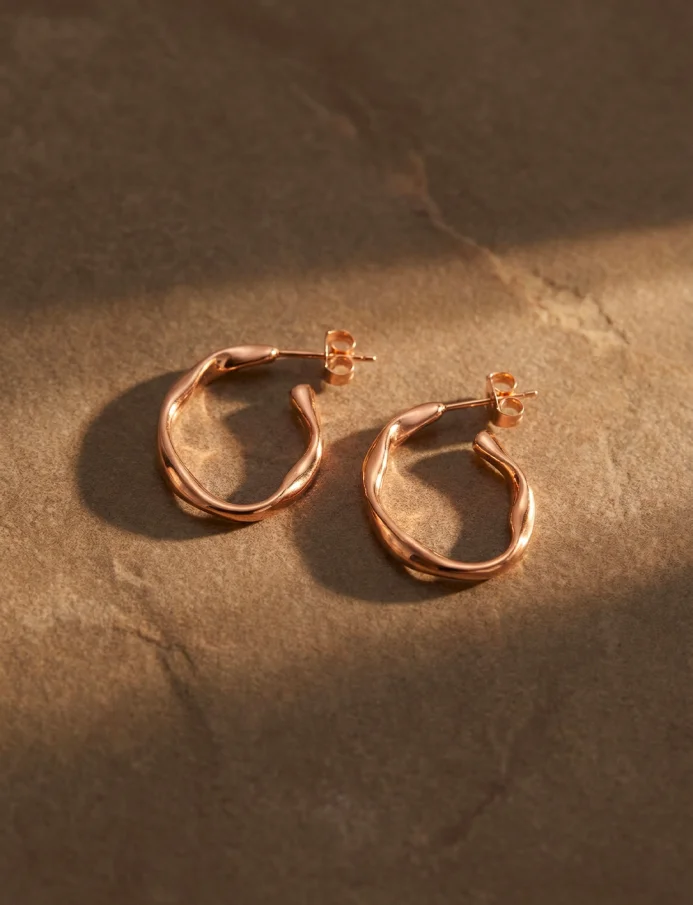 Uhani Jorrit Rose Gold