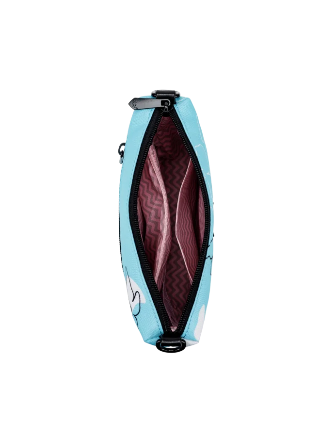 Nuria Flowers Line Blue