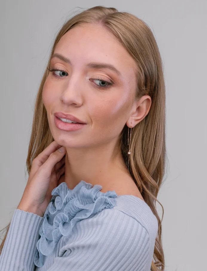 Uhani Saria Rose Gold