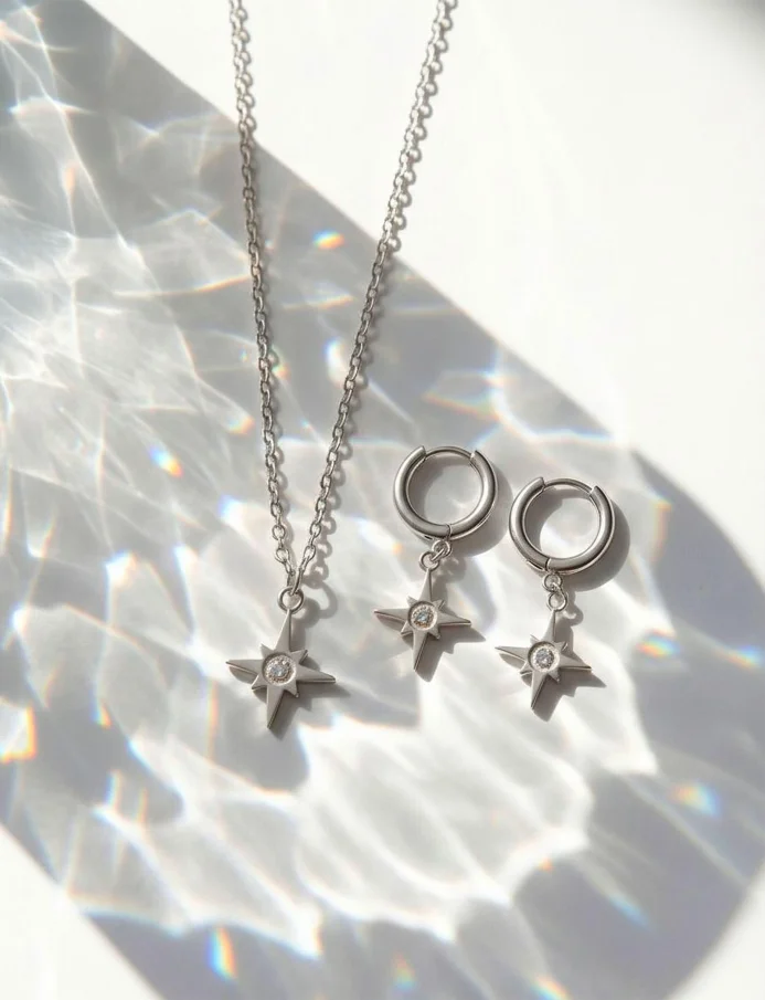 Ogrlica Staria Silver