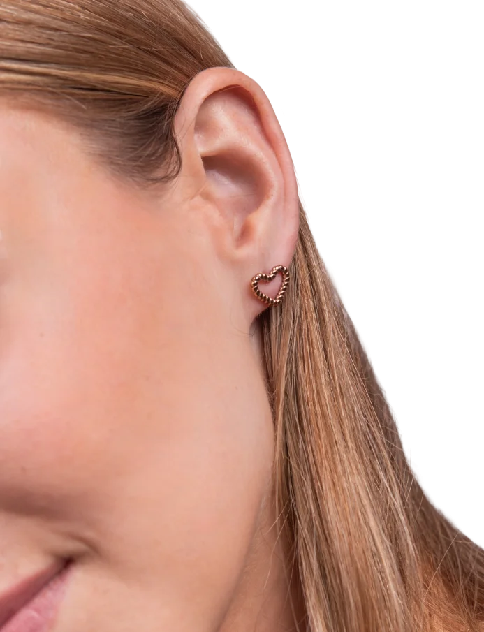 Uhani Arisca Rose Gold