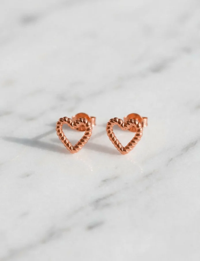 Uhani Arisca Rose Gold