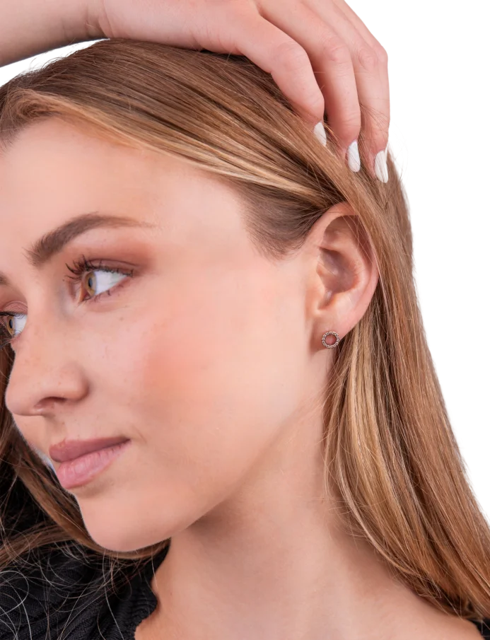 Uhani Elorina Rose Gold