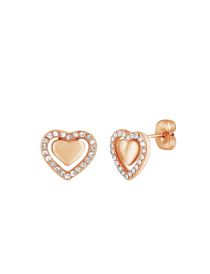 Uhani Lunira Rose Gold