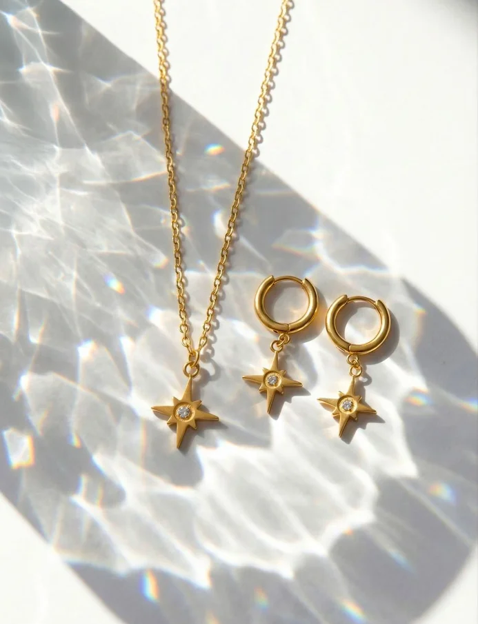 Uhani Staria Gold