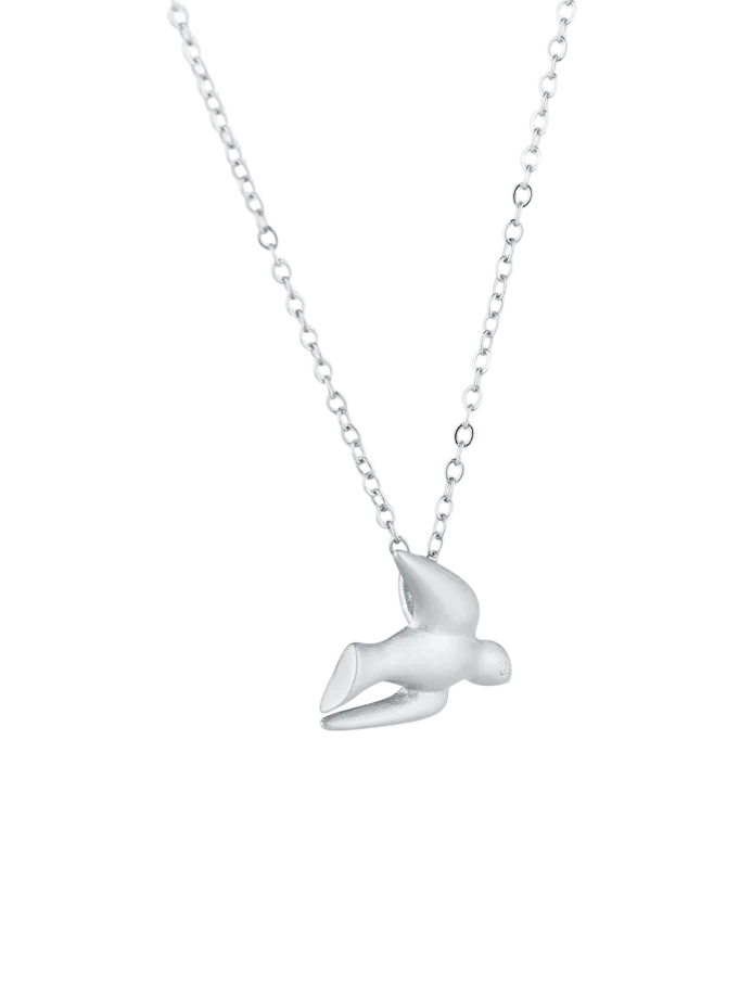 Ogrlica Dove Silver
