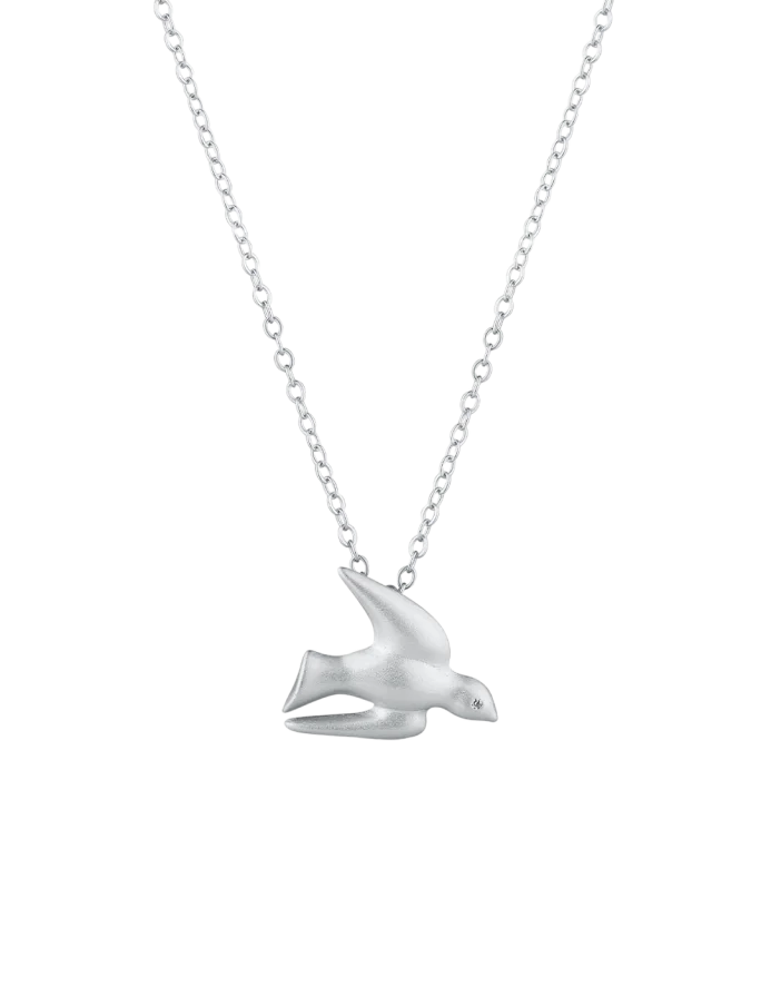 Ogrlica Dove Silver