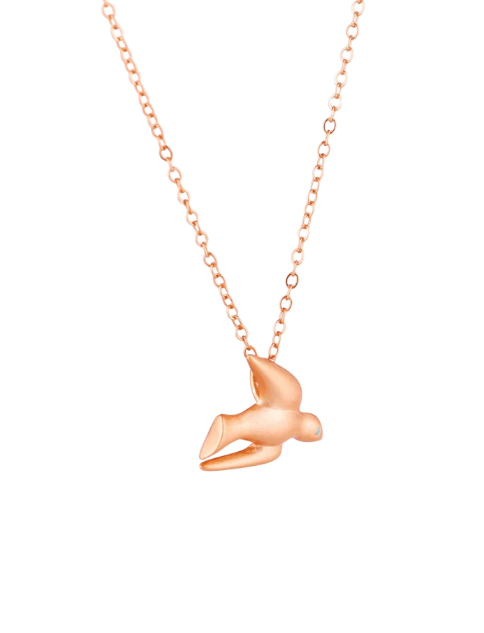 Ogrlica Dove Rose Gold