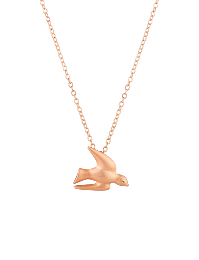 Ogrlica Dove Rose Gold