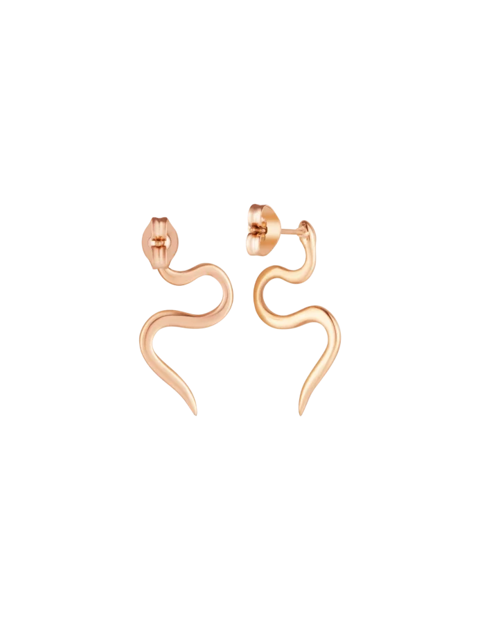 Uhani Vireya Rose Gold
