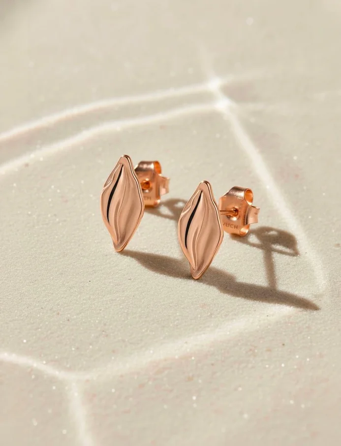 Uhani Virela Rose Gold