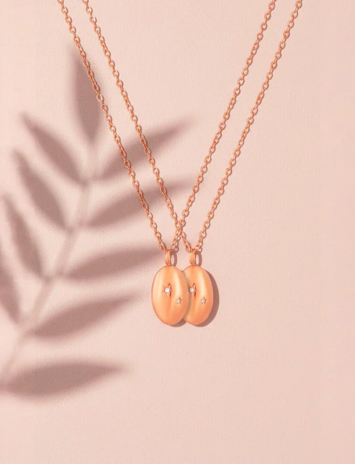 Ogrlica Auremi Rose Gold
