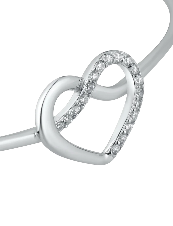 Zapestnica Annie Heart Silver