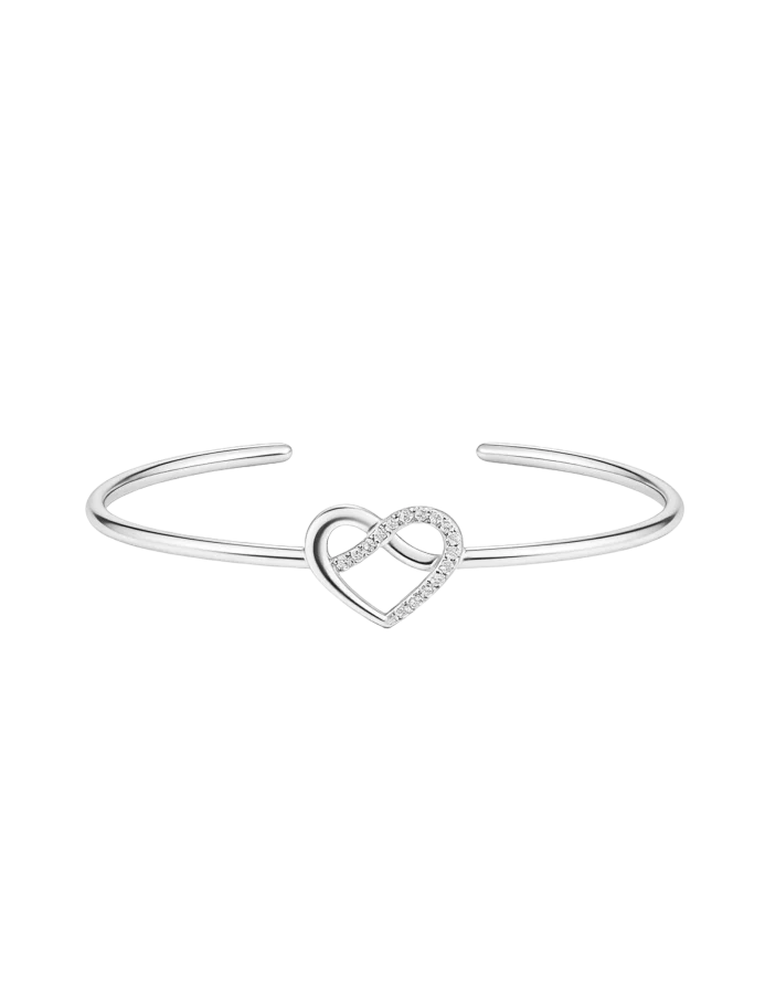 Zapestnica Annie Heart Silver
