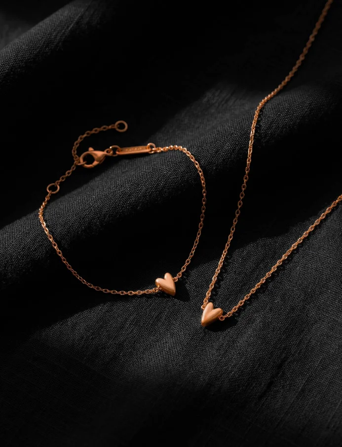 Zapestnica Amora Rose Gold