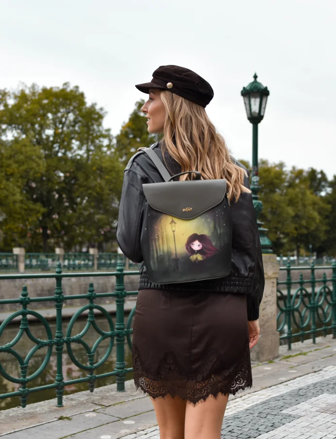 Olivia Flap Backpack