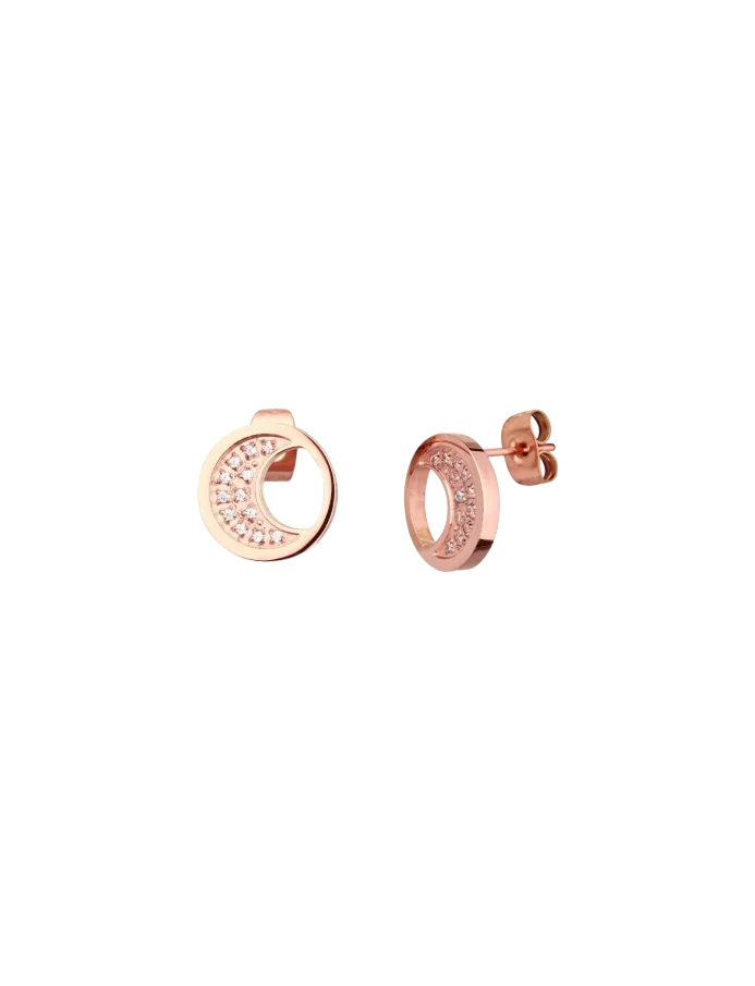 Uhani Moon Rose Gold