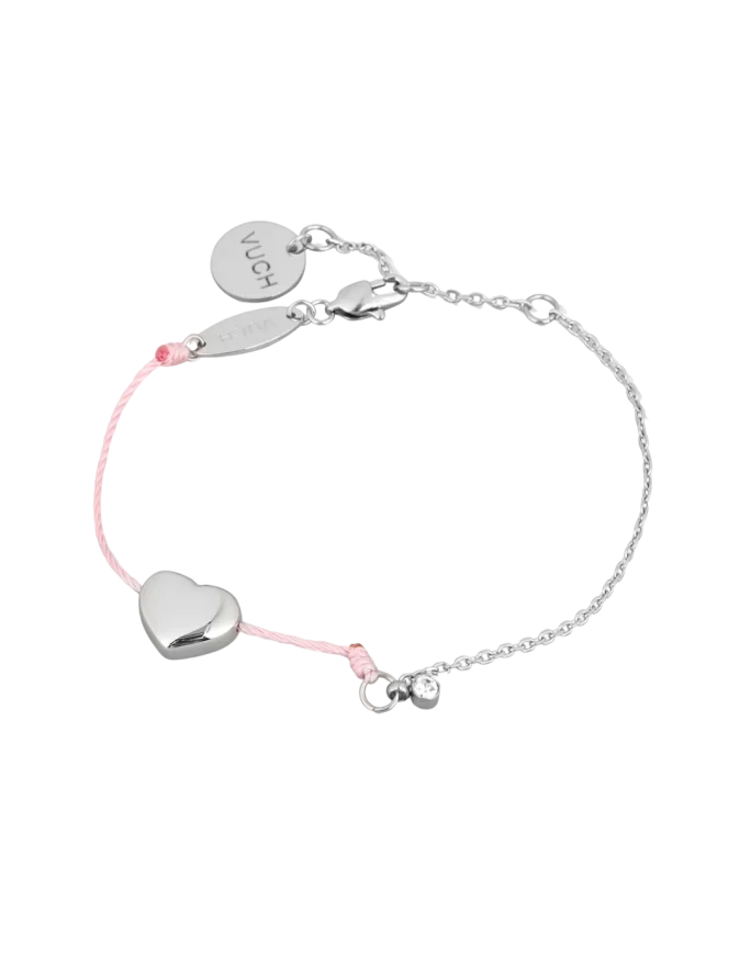 Zapestnica Shiny Heart Pink