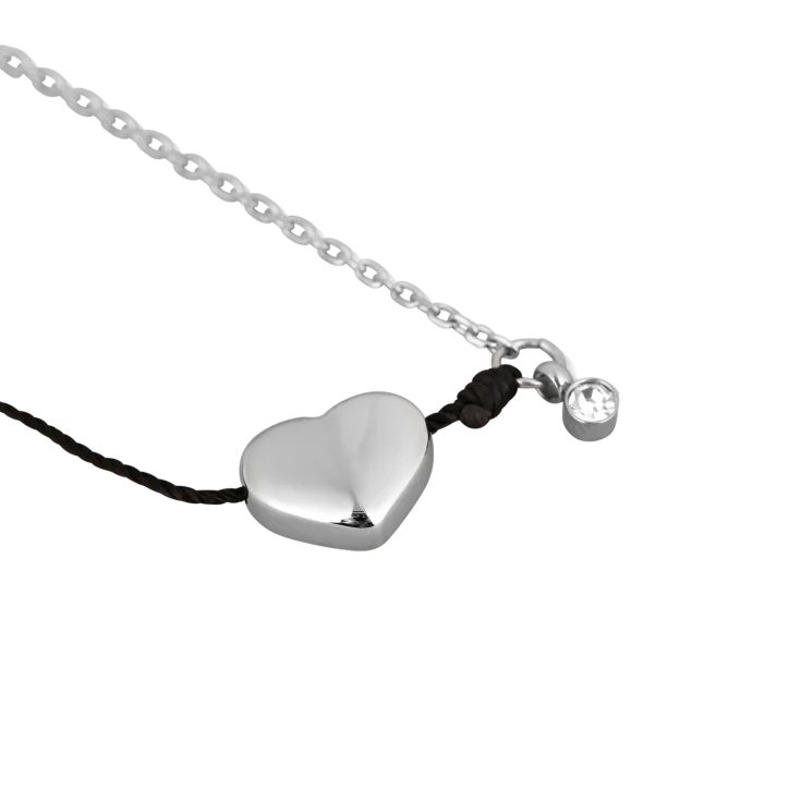 Zapestnica Shiny Heart Black