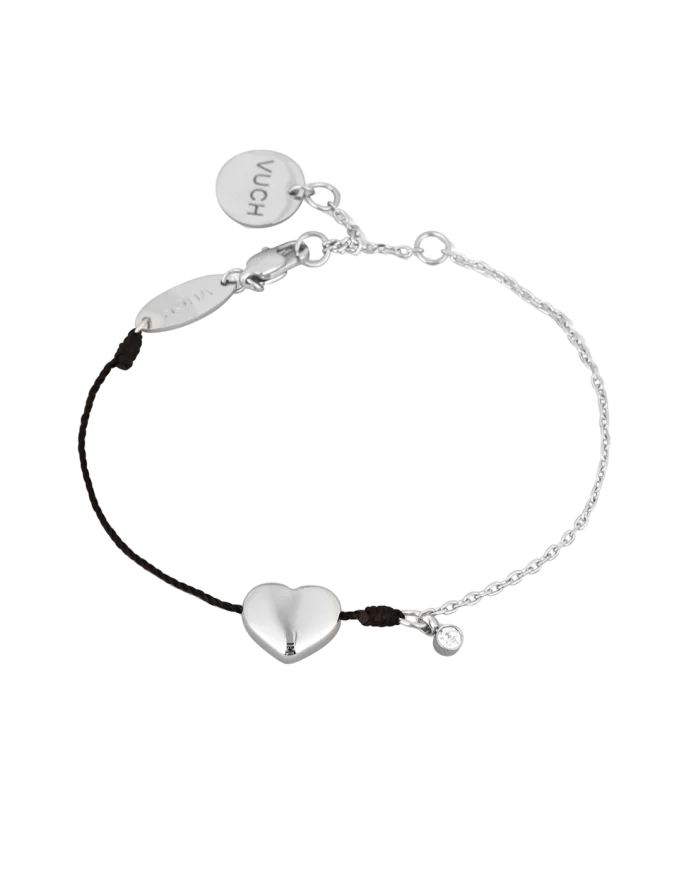 Zapestnica Shiny Heart Black