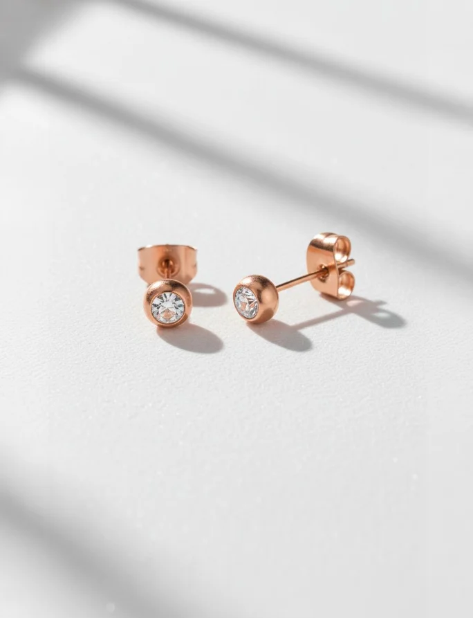 Uhani Gem Rose Gold