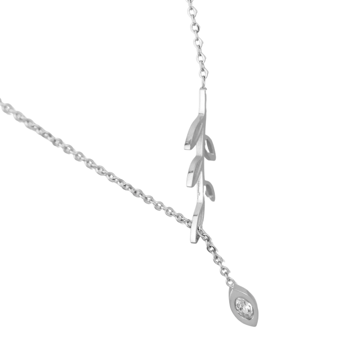 Ogrlica Fallness Silver