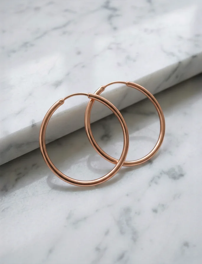 Uhani Yetta Rose Gold