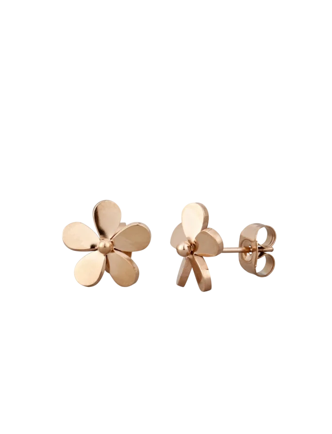 Uhani Fleurette Rosegold