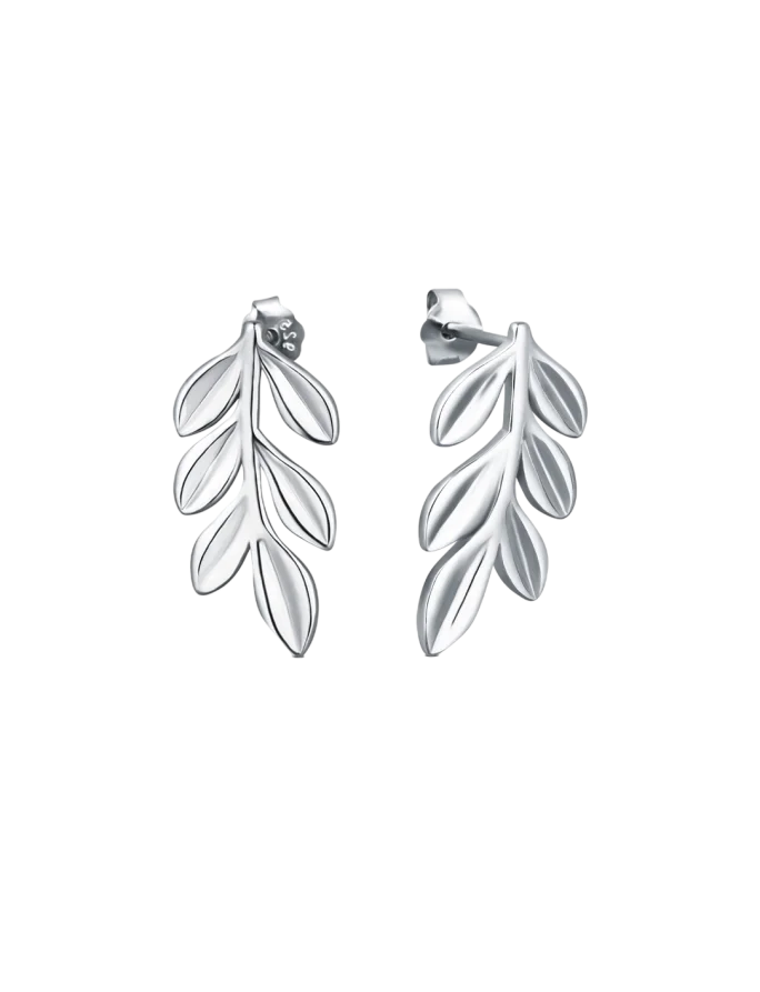 Uhani Floriana Silver