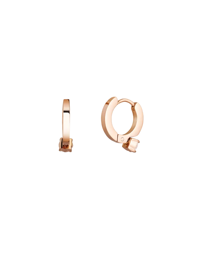 Uhani Manilla Rose Gold