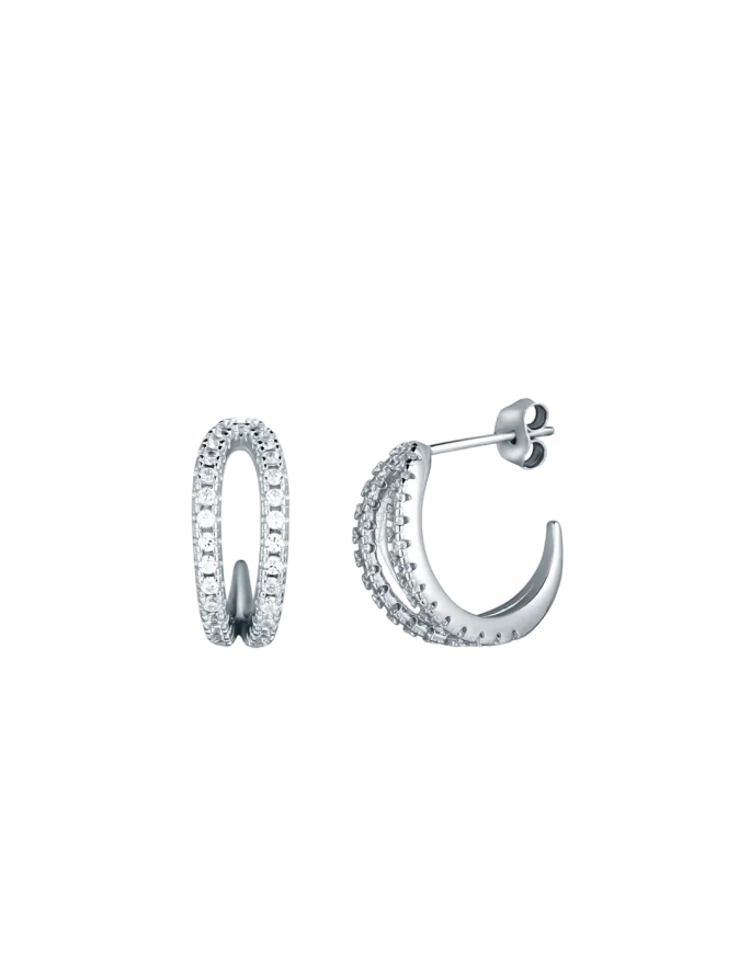 Uhani Amity Silver