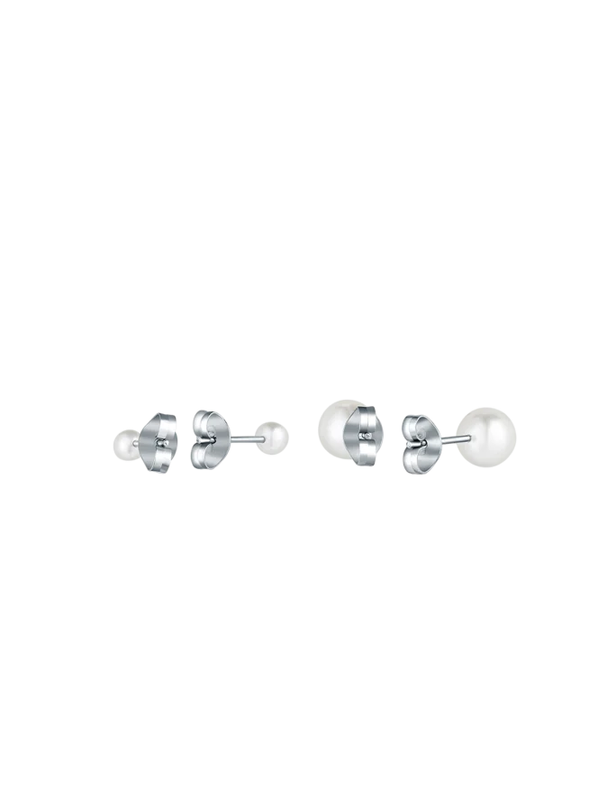 Uhani Kruwen Silver