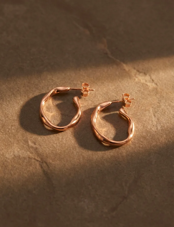 Uhani Jorrit Rose Gold