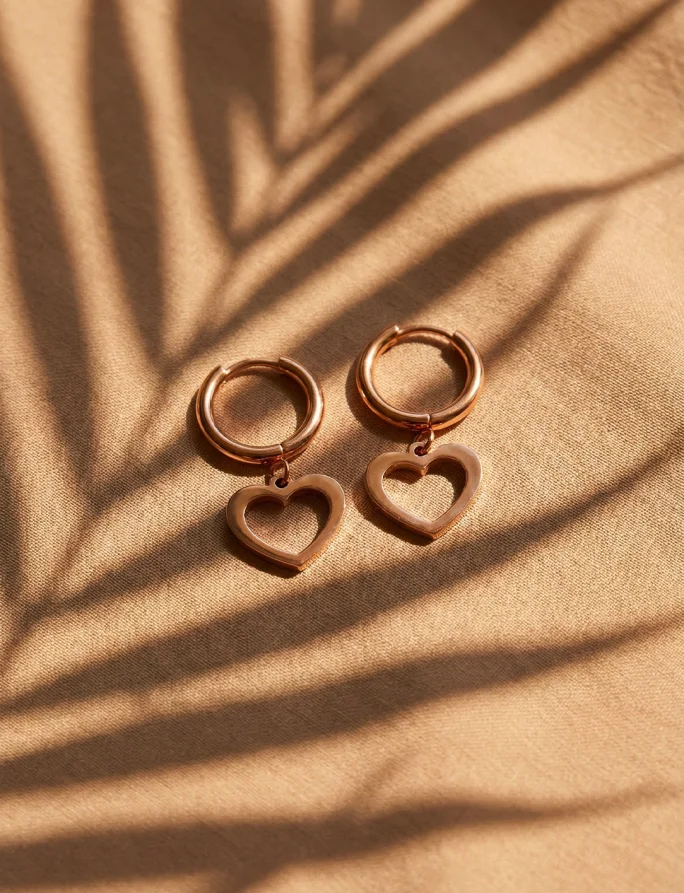 Uhani Glimmer Rose Gold