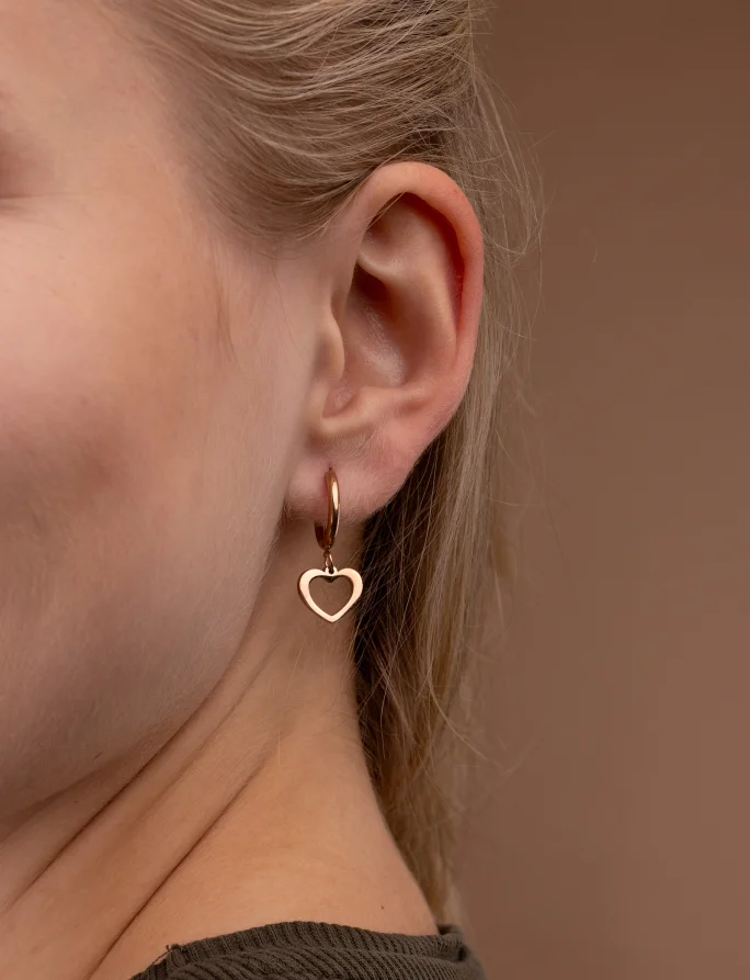 Uhani Glimmer Rose Gold
