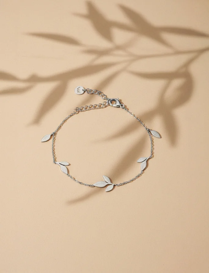 Zapestnica Gleam Silver