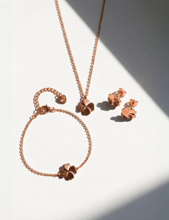 Ogrlica Fouria Rose Gold