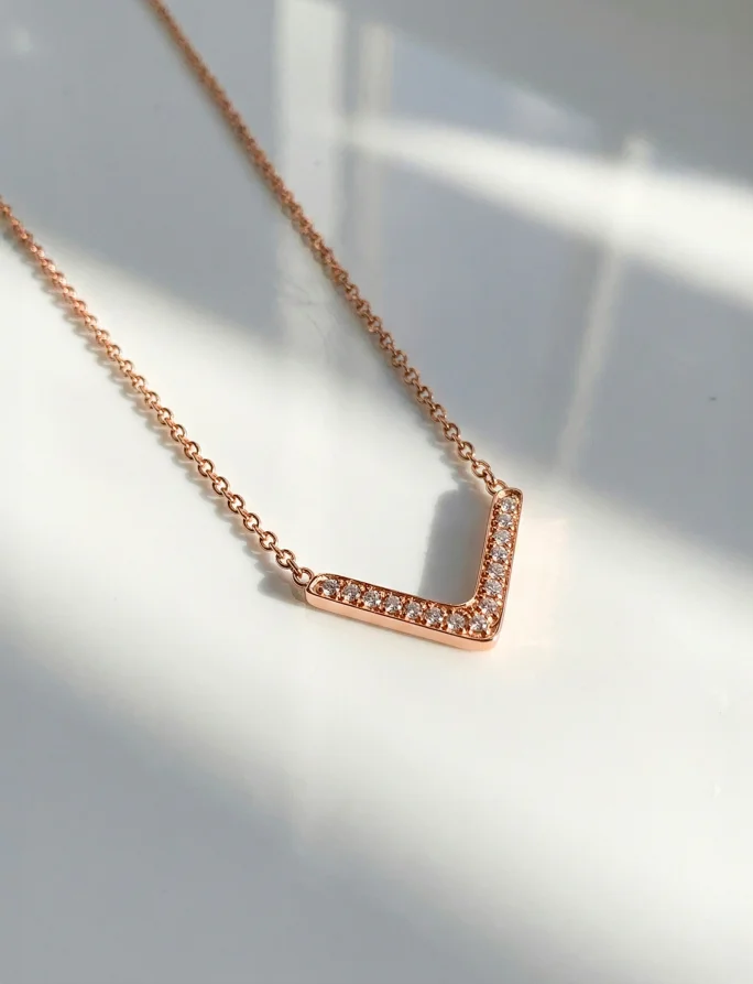 Ogrlica Amelora Rose Gold