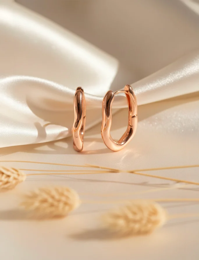 Uhani Lauvien Rose Gold